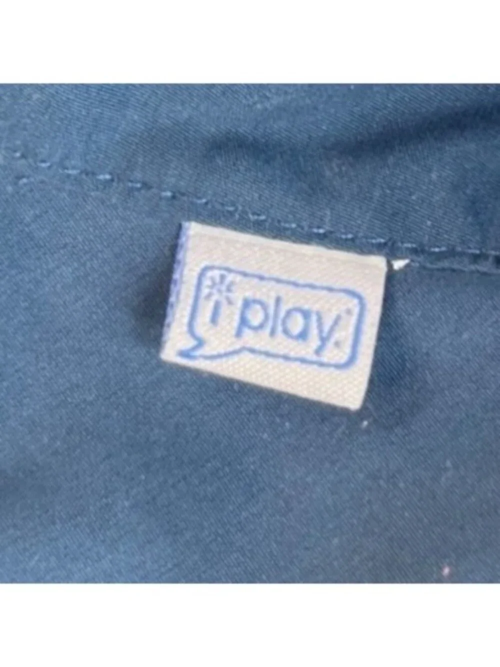I Play Whale Print Bucket Hat‎ Baby Size Blue Chin Strap